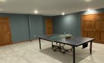 Newly renovated ping pong room